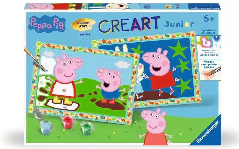 CreArt Junior 32x22cm : Peppa Pig - Ravensburger