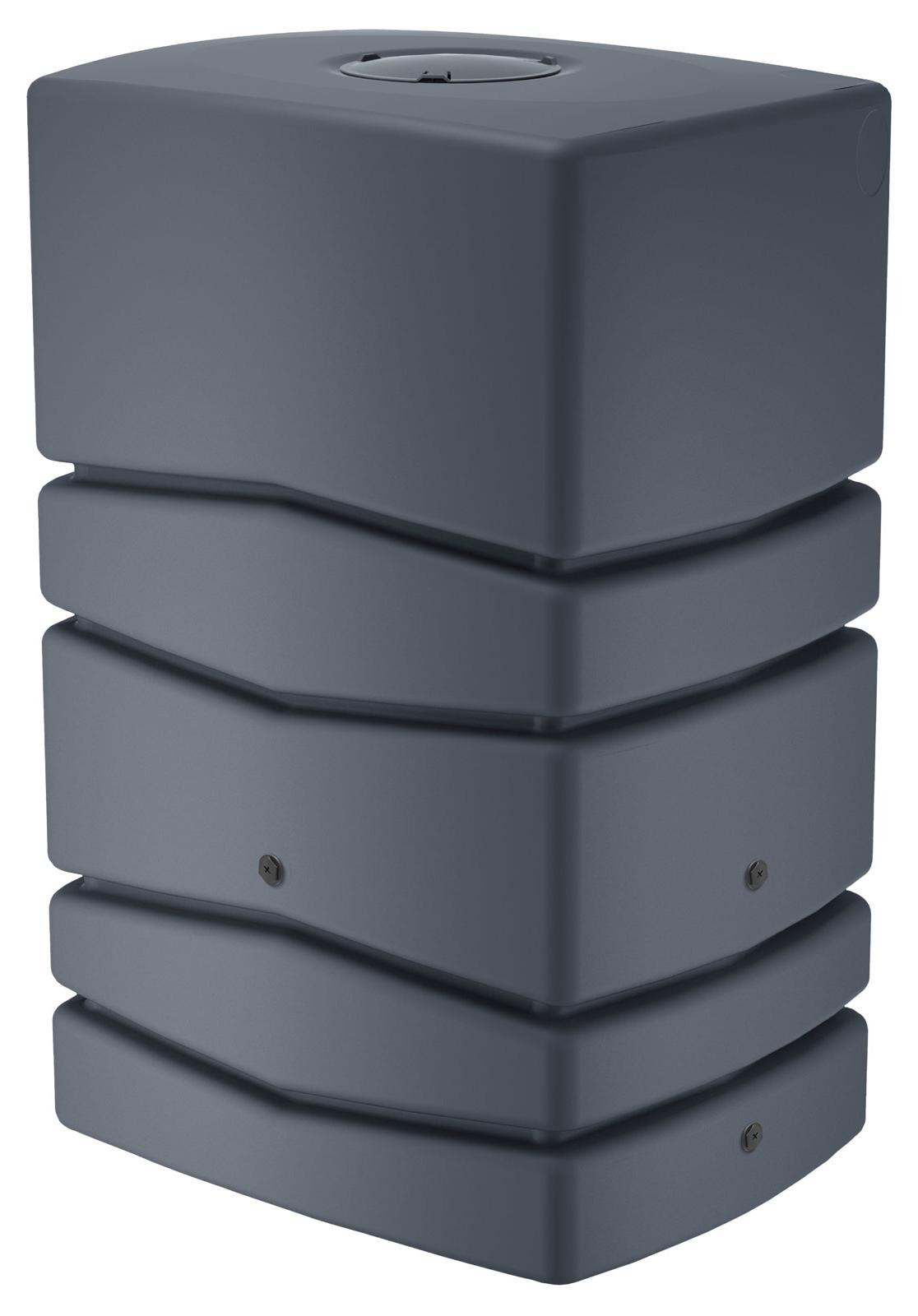Prosperplast Neptun Regenton rechthoekig antraciet 450 liter inclusief kraan