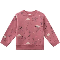 Sanetta Sweatshirt Mäuse Einhörner, rosa, 68