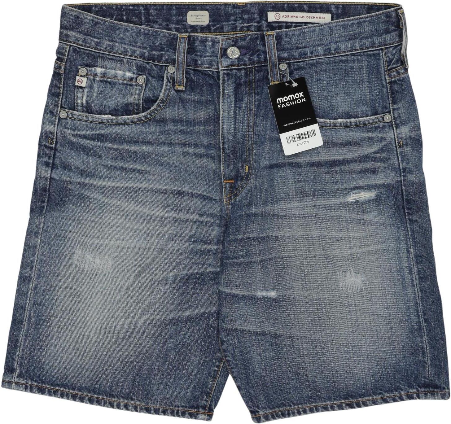 AG Adriano Goldschmied Damen Shorts, Blau, Gr. W28, Baumwolle - Second Hand