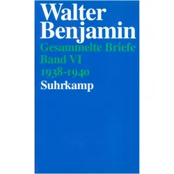 Gesammelte Briefe. 6 Bände, Fachbücher von Walter Benjamin