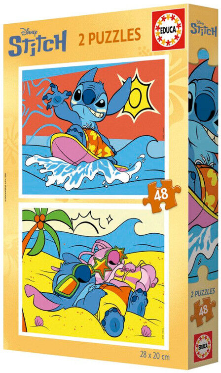 EDUCA BORRAS Puzzle 2 x 48 pcs Stitch - Educa