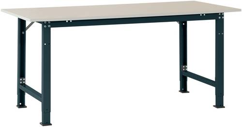 Manuflex AS0032.7016 Packtisch PACKPOOL Spezial mit Melaminplatte, BxTxH = 2000 x 800 x 722-1022mm Anthrazit