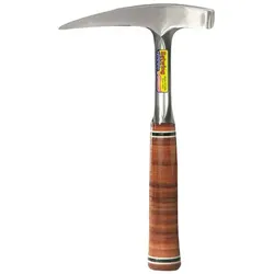 Pickhammer mit Ledergriff, 17x19mm 615g, glatte Bahn