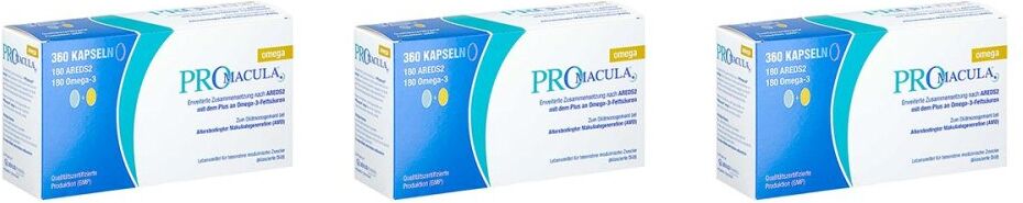 PRO MACULA omega bei Makuladegeneration 3x360stk