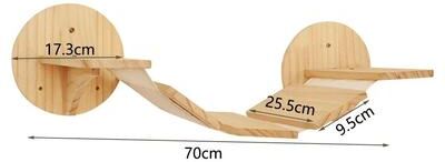 Uplift Picks Wall Mounted Cat Climbing Shelf With Sisal Scratching Post 013
