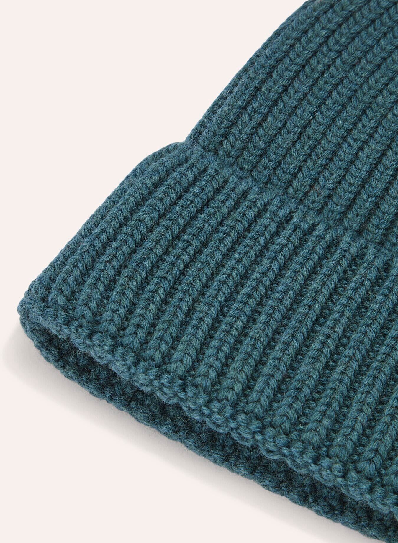 Walbusch Merino-Mütze, , Farbe Grün, 01, perfekte Passform wärmende Merinowolle Herren