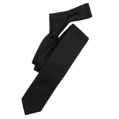 Krawatte VENTI "VENTI Krawatte uni", Herren, schwarz, 70% Polyester, 30% Seide, Krawatten