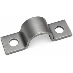 Schwere 1-teilige Rohrschelle aus Rohstahl blank S235 JR DIN1593  / (Durchmesser (innen)) 61 mm
