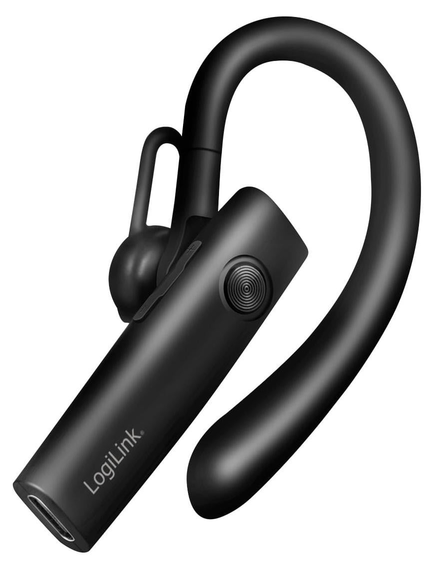 LogiLink Bluetooth 5.4 headset met oorklem en microfoon