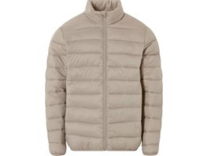 LIVERGY® Doudoune homme à col montant (beige, L)
