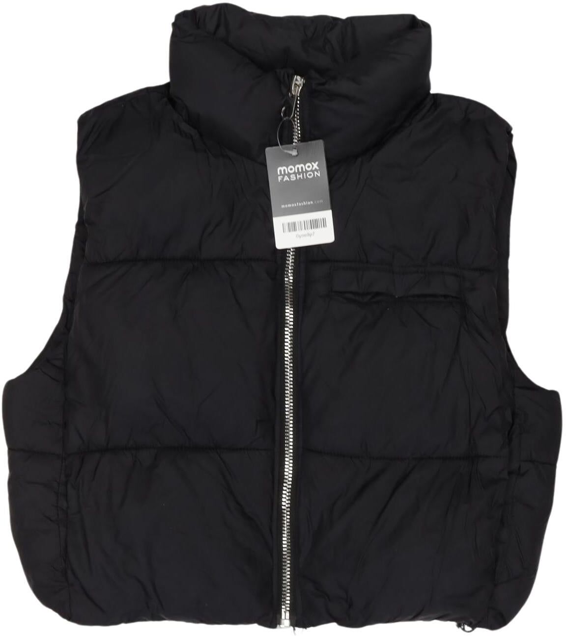 Pull & Bear Damen Weste, Schwarz, Gr. S, Synthetik - Second Hand