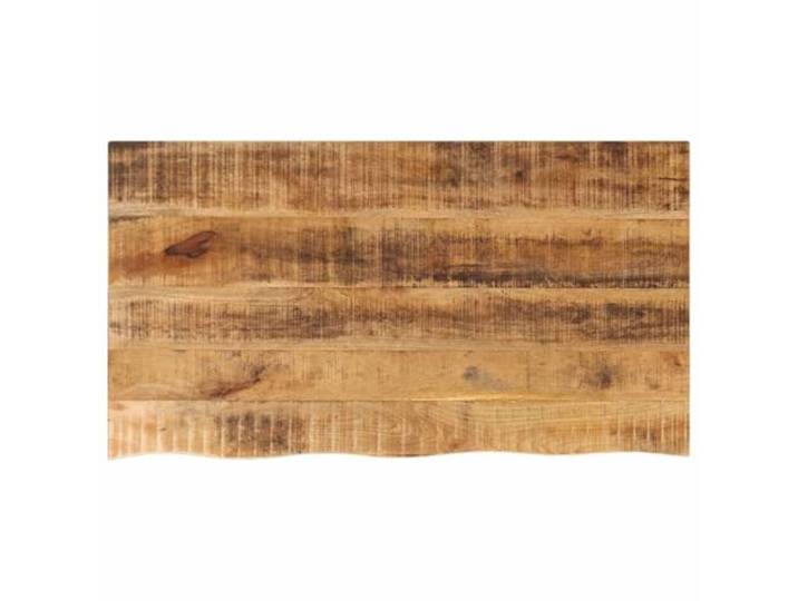 vidaXL Tischplatte 120x60x2,5 cm Baumkante Massivholz Raues Mangoholz