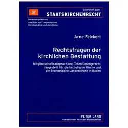 Feickert:Rechtsfragen der kirchlichen B, Fachbücher von Arne Feickert