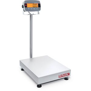 OHAUS Digitalwaage Defender 3000, D33P150B1L2, Teilung 20 g, Plattformwaage, Netz - & Batteriebetrieb, LCD-Display, 150 kg