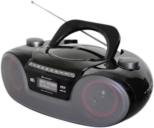 Soundmaster SCD8300SW CD-Radio DAB+, UKW DAB+, UKW, Bluetooth, CD, MP3 Schwarz