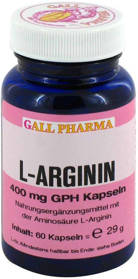 L-arginin 400 mg GPH Kapseln 60stk