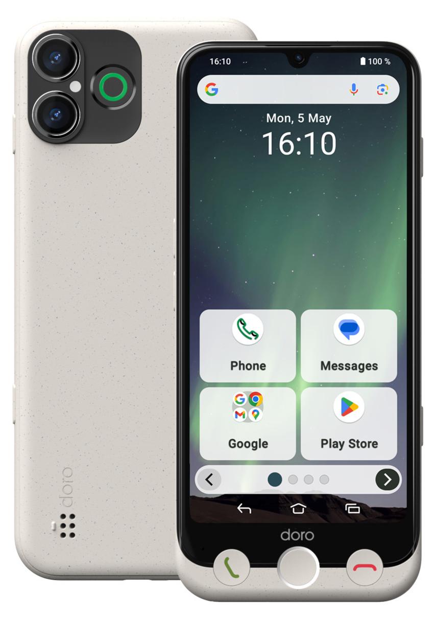 Doro Aurora A30 Plus bone 6.1" - Mobiltelefon - 128 GB
