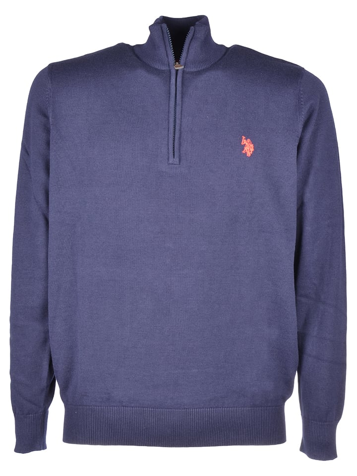 U.S. Polo Assn. Pullover in Duneklblau - S