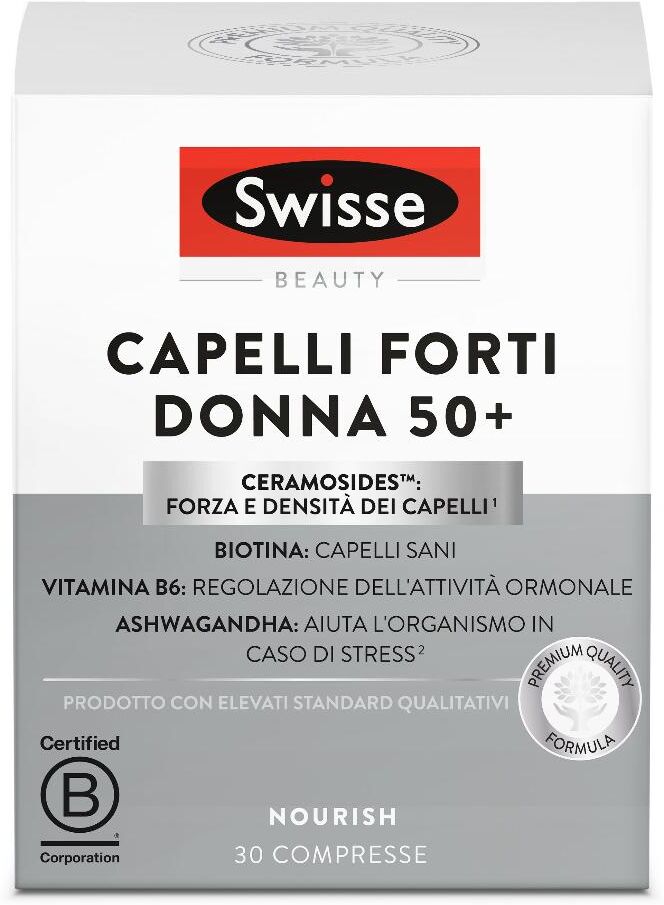 HEALTH AND HAPPINESS (H&H) IT. Swisse Capelli Forti Donna 50+, 30 compresse