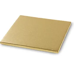 Silikomart Tortenunterlage 25 x 25 cm goldfarben