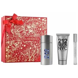 Carolina Herrera, Beauty Geschenkset, 212 MEN C.HERRERA EDT 100+ASBALM 100+10 (Parfum Set)
