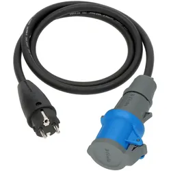 Brennenstuhl 1133910025 Netzstecker-Adapter Schwarz, Blau, Grau