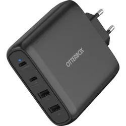 OtterBox 100W 2x USB-A, 2x USB-C GaN Schnellladegerät, schwarz