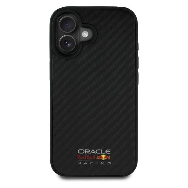 Red Bull RBHMP16S24CFILSK iPhone 16 6.1" hardcase black Carbon Fiber Shiny Logo MagSafe (Apple iPhone 16) (RBHMP16S24CFILSK)