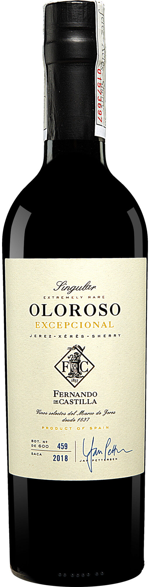 Rey Fernando de Castilla Fernando de Castilla »Singular« Oloroso - 0,375 L 22% Vol. Sherry Trocken aus Spanien