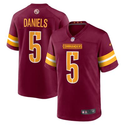 Footballtrikot NIKE "Nike Trikot Washington Commanders NFL Home Jersey Daniels 5", Herren, Gr. XXL, rot (mehrfarbig), 100% Polyester, Trikots