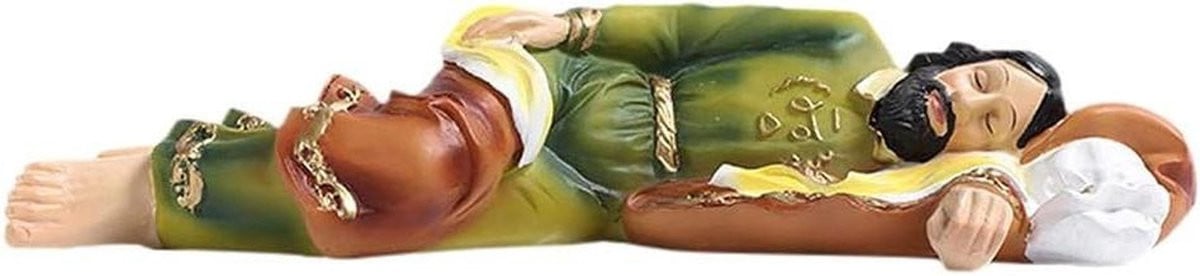 Bruin Hars Beeldje Decoratief Ornament Lengte: 23,5 cm