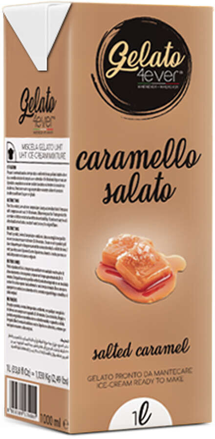 Gelato 4ever Preparato per gelato al Caramello salato 1 L
