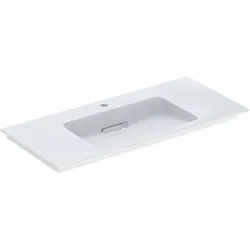 Geberit ONE Möbelwaschtisch Abgang horizontal, 105x13x47,5cm, 505.015.00.1, Ausführung: Hahnloch mittig