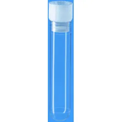 PS-Röhrchen 3,5 ml, 55 x 12 mm, steril m.montiertem Eindrückstopfen (100 Stck.)