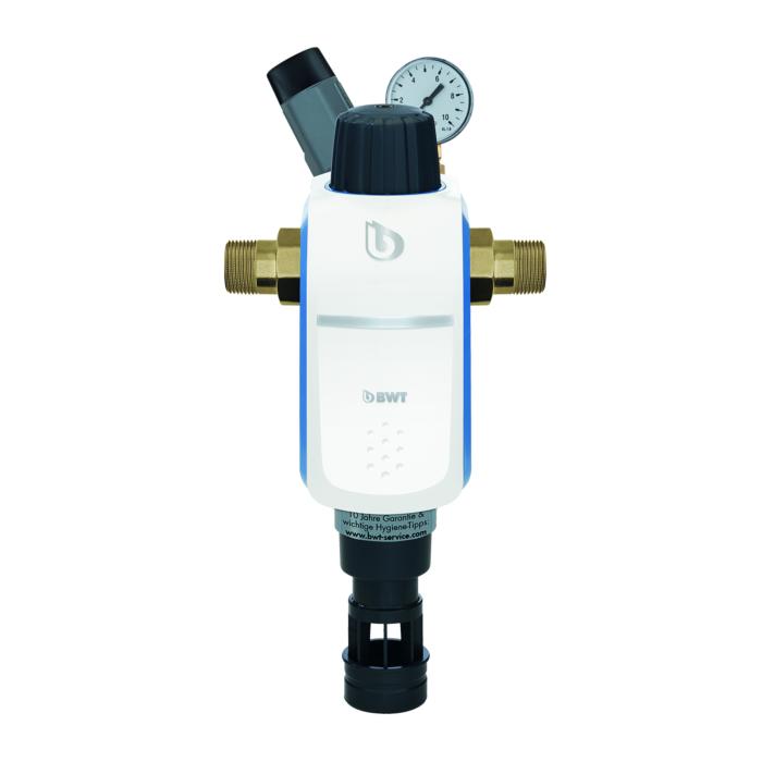 BWT R1 Hauswasserstation 3/4" 40369 Rückspülfilter mit Druckminderer, inkl. Anschluss
