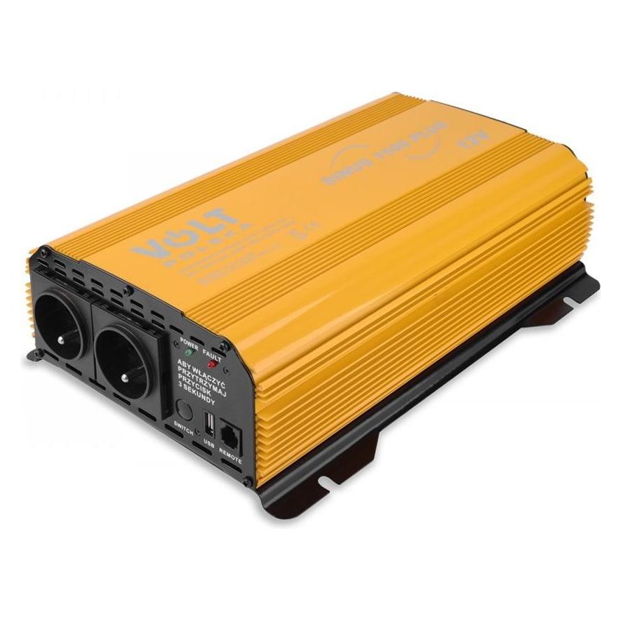 No Name Spannungswandler SINUS PLUS 1500 12/230V (1000/1500W) + FERNBEDIENUNG (3SIR150012)