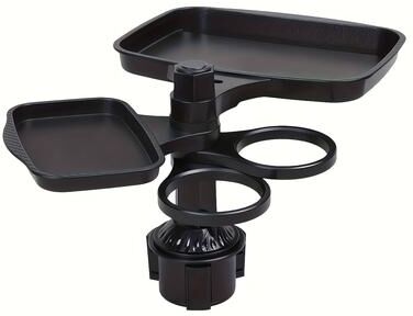 Combo Retail Shop Detachable Car Cup Holder Tray, Expandable Food Table With 360 Rotating Design Detachable Car Cup Holder Tray, Expandable Food Table With 360 Rotating Design