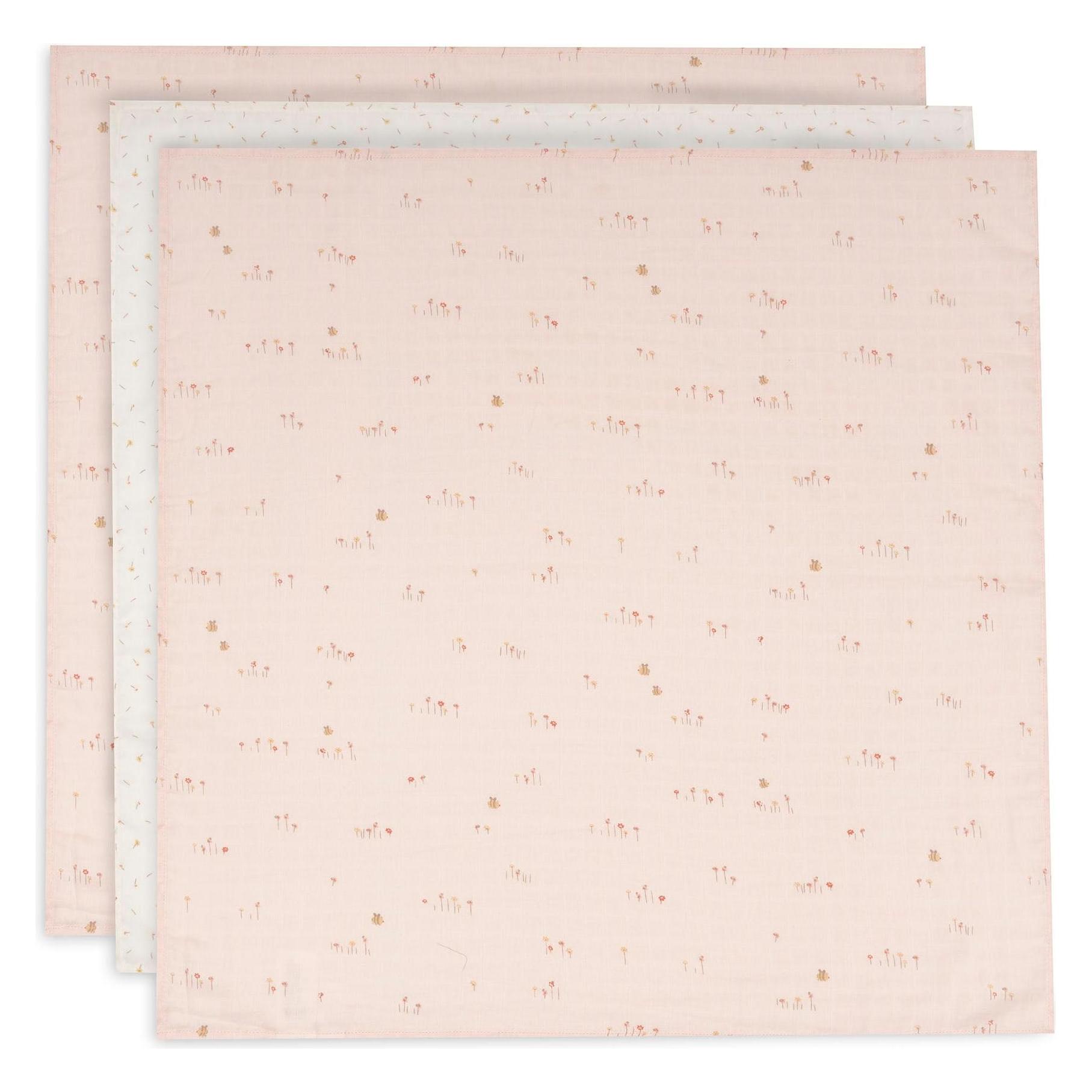 Jollein Mullwindeln Hydrophill-Pretty Picnic-3 Stück 70 cm x 70 cm (70 x 70 cm) (535-851-68159)