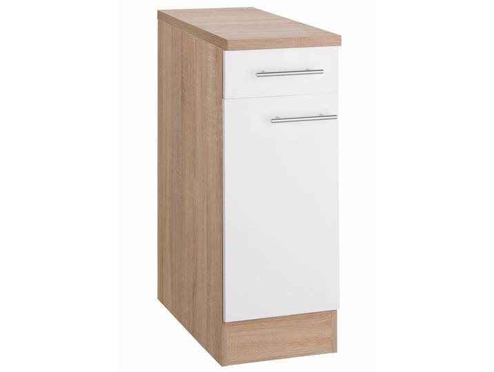 Unterschrank OPTIFIT Kalmar , weiss (weiß), B:30cm H:85cm T:60cm, Schränke, Unterschrank, Breite 30 cm