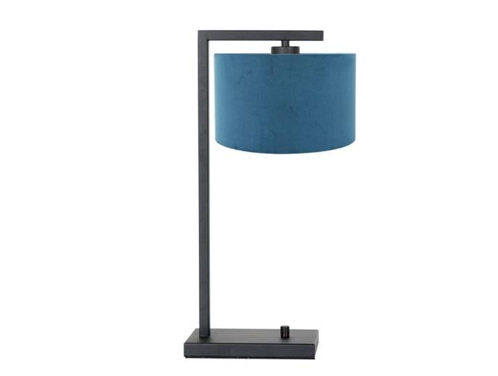 Liadomo Tischleuchte Oku, Nachttischlampe, bunter Stoffschirm -