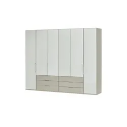 Drehtürenschrank   ¦ grau ¦ Maße (cm): B: 300 H: 236 T: 58.0