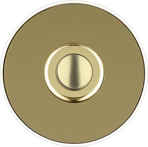 Grothe 64192 Klingel Messing, Weiß