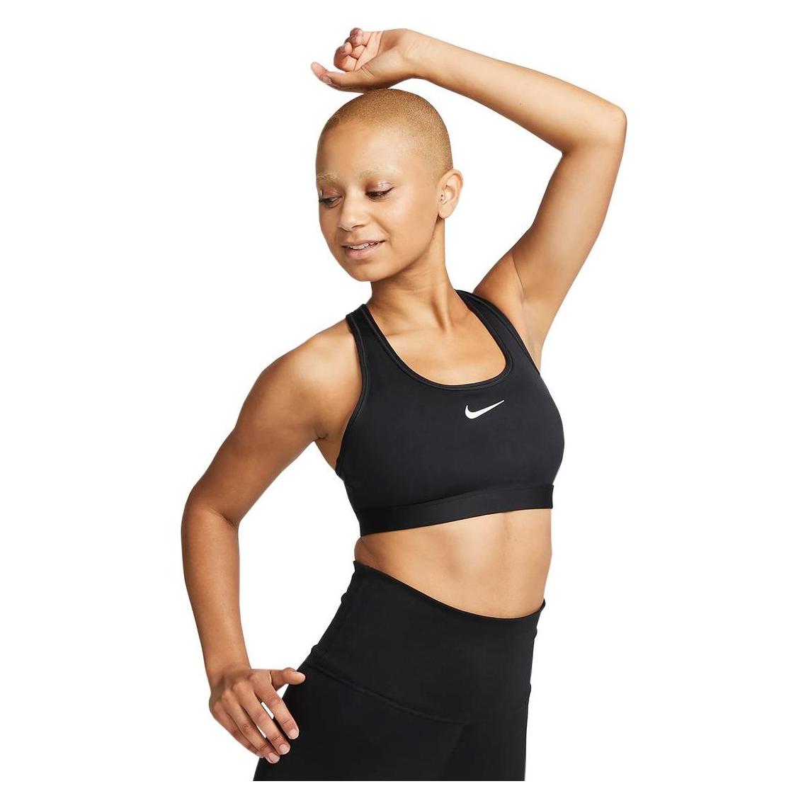Nike Dri-Fit Swoosh Women"S Me Black/White L (L) (DX6821)