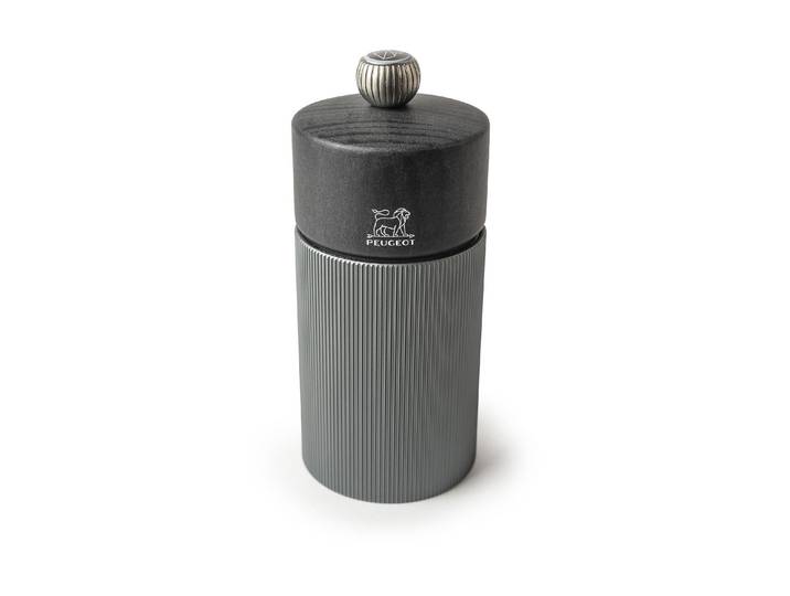 Salzmühle PEUGEOT Line 12 cm Dunke , grau (dunkelgrau), Küchenmühlen, Salzmühle