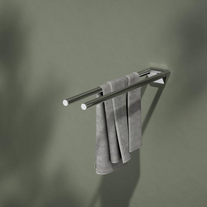 Keuco Reva Handtuchhalter 12818010000 verchromt, zweiteilig, feststehend