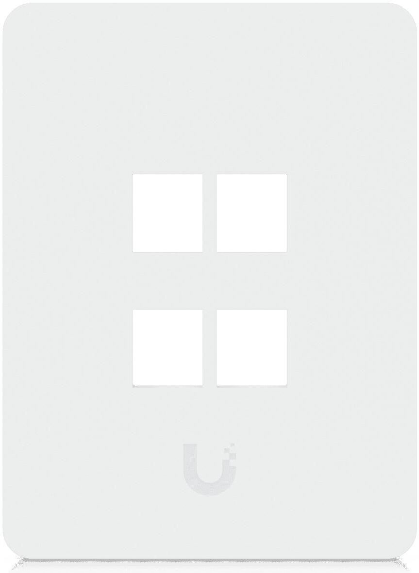 Ubiquiti Universal Paintable Keystone Wall Plate 4-Pack Vertical - 4-Port