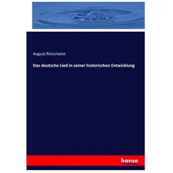 Das deutsche Lied in seiner historischen Entwicklung, Fachbücher von August Reissmann