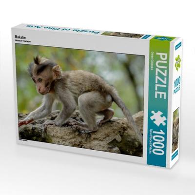 CALVENDO Puzzle Makake | 1000 Teile Lege-Größe 64x48cm Foto-Puzzle für glückliche Stunden