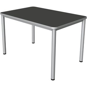 Kerkmann Schreibtisch Prime 11040413, anthrazit / silber, 120 x 75 x 80 cm